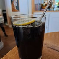 Charcoal lemonade at Wildseed in San Francisco