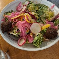 Salad with falafel at Wildseed in San Francisco