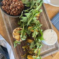 Peruvian Hodo Soy Tofu Skewer  at Wildseed in San Francisco