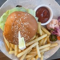 Impossible burger   at Wildseed in San Francisco