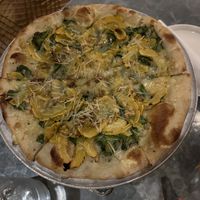 squash pizza  at Wildseed in San Francisco