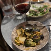 Brussels sprouts. This was after we ate half . Excellent   at Wildseed in San Francisco