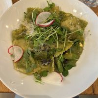 Pea Ravioli  at Wildseed in San Francisco