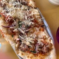 Happy hour pizza  at Wildseed in San Francisco