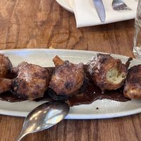 Banana fritters   at Wildseed in San Francisco