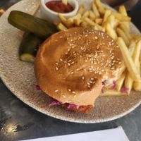 Spicy chicken sandwich- good but doesn't stand out like the other items we had at Wildseed in San Francisco