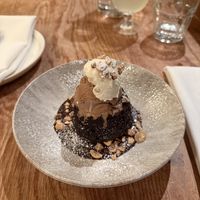 Warm chocolate cake  at Wildseed in San Francisco
