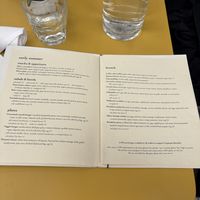 Menu  at Wildseed in San Francisco