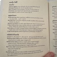 Vegan menu
Wine selection huge - not sure if all vegan at Wildseed in San Francisco