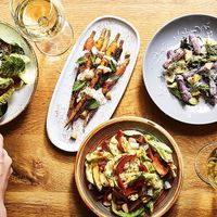 Wide selection of international food at Wildseed in San Francisco