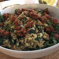 Green Scramble w/ soyrizo  at Wildseed in San Francisco