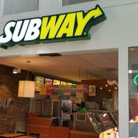 Exterior (inside railway station) at Subway in Bulle