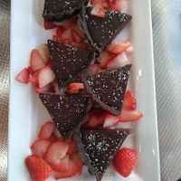 Chocolate caramel 😋 at Yello Vegan Cafe & Creative Arts Center in Fort Lauderdale