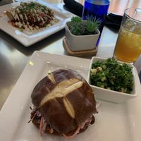 Time for some BBQ at Yello Vegan Cafe & Creative Arts Center in Fort Lauderdale