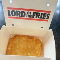 Hash brown   at Lord of the Fries in South Yarra