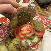 3 pieces of falafel  at Llama Cafe in Uyuni