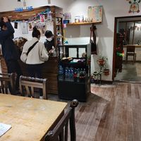 Interior at Llama Cafe in Uyuni