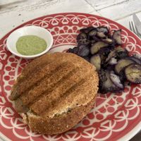   at Llama Cafe in Uyuni