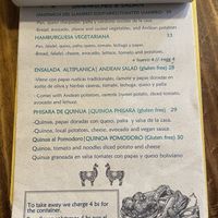   at Llama Cafe in Uyuni