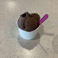 Vegan chocolate gelato   at SPIN Pizza in Topeka