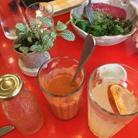 Menú del día: limonada y gazpacho de sandía  at Run Run Run in Madrid