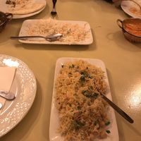 Loved savouring this chickpea rice dish!  at Jaipur Palace in Sevilla