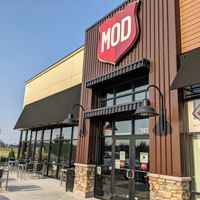 Indoor and outdoor seating available. at Mod Pizza in Kalispell