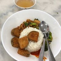 Nasi lemak at 729 Vegan in North Singapore