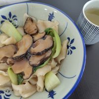 Mushroom Dry Mee Hoon Kueh  at 729 Vegan in North Singapore