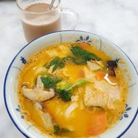 ABC kway teow soup (tomato based) at 729 Vegan in North Singapore