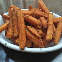 Sweet potato fries at Green Tech Cafe in Hong Kong Island