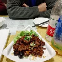 Gluten with black fungus and peanuts (so delicious!!!!!) at Jing Lian Zhai - Hepingli in Beijing