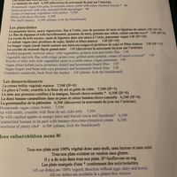 Menu at M.Y.Table-Restaurant in Augan