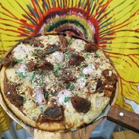 Unmutton Pizza at Ubuntu Eat in Kolkata