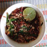 Pad Thai noodles at Ubuntu Eat in Kolkata