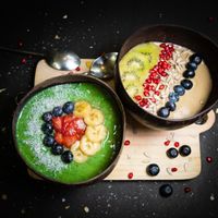 Smoothie bowls at Ubuntu Eat in Kolkata