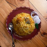 Vegan unmutton biryani at Ubuntu Eat in Kolkata