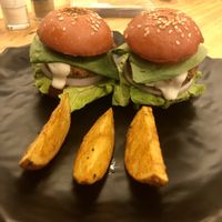 “Neat” Burgers - great to share! at Ubuntu Eat in Kolkata