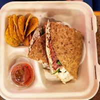 Cleveland Chicken Pita for non vegans at Fresh Planet in Tallmadge