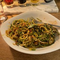 Ratatouille with zucchini pasta  at Vapiano in Munich