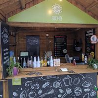 food stand at local festival at Biona & Beyond - Food Truck in Sarajevo