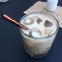 Dirty chai latte   at Nude Food in Augsburg