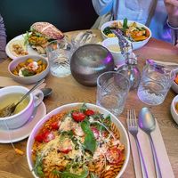 Pasta bolognese at Nude Food in Augsburg