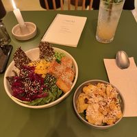 7th Heaven (Bowl) & Goldblümchen  & Ingwer Limonade   at Nude Food in Augsburg