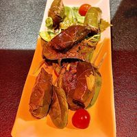 Tapas made vegan.  at Bodega Biarritz 1881 in Barcelona