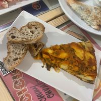 Tortilla vegana   at La Batisfera Cafeteria in Valencia