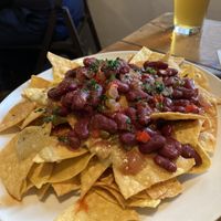 Vegan nachoss  at La Batisfera Cafeteria in Valencia