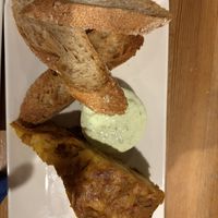 Vegan tortilla  at La Batisfera Cafeteria in Valencia