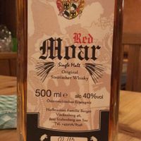 Hauseigener Whisky at Hofbrauerei Moarpeter in Vockenberg