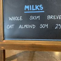Multiple plant milk options 🌱  at The Inkwell Bakery & Cafe in Bloomington